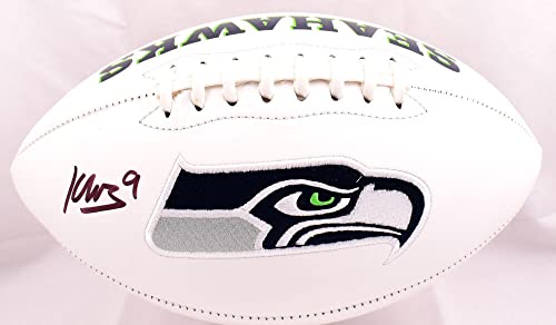 Kenneth Walker Autographed Seattle Seahawks Logo Football-Beckett W Hologram