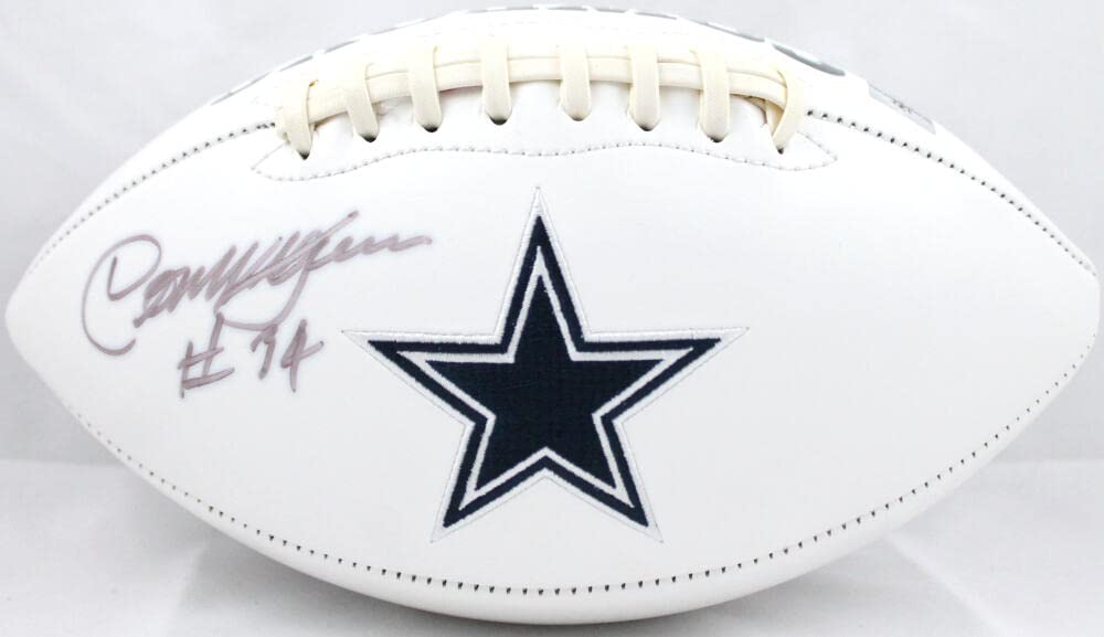 Cornell Green Autographed Dallas Cowboys Logo Football- Jersey Source Auth