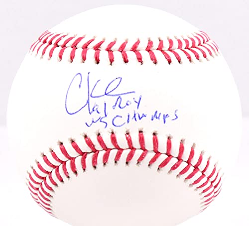 Chuck Knoblauch Autographed Rawlings OML Baseball w/91 ROY WS Champs- Beckett W