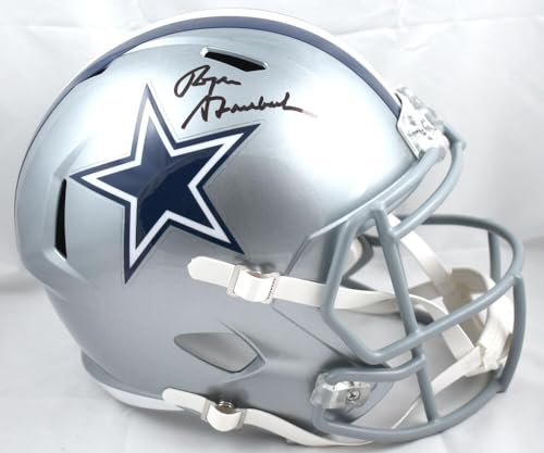 Roger Staubach Autographed Dallas Cowboys F/S Speed Helmet - Beckett W Hologram