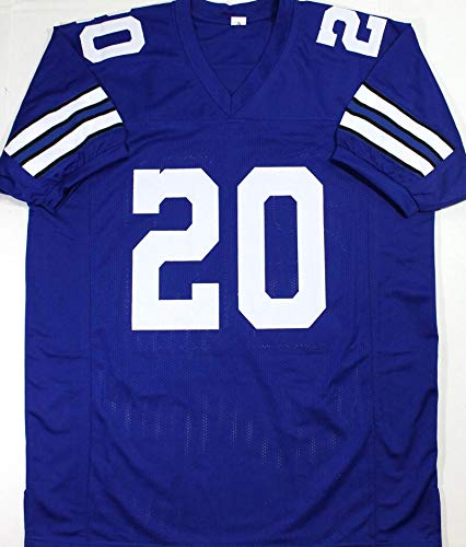 Mel Renfro Autographed Blue Pro Style Jersey w/HOF - Beckett W Auth *2