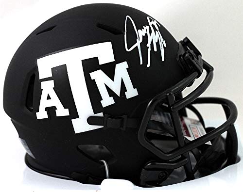 Jace Sternberger Autographed Texas A&M Eclipse Mini Helmet w/Gig Em - JSA W Auth