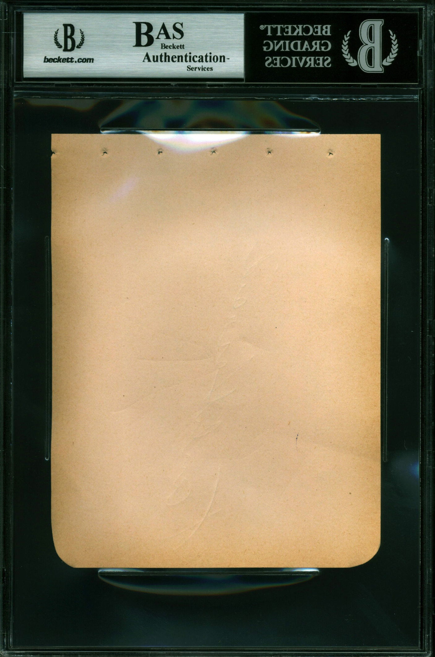 Paul Henreid Casablanca Authentic Signed 4.5x5.75 Album Page BAS Slabbed