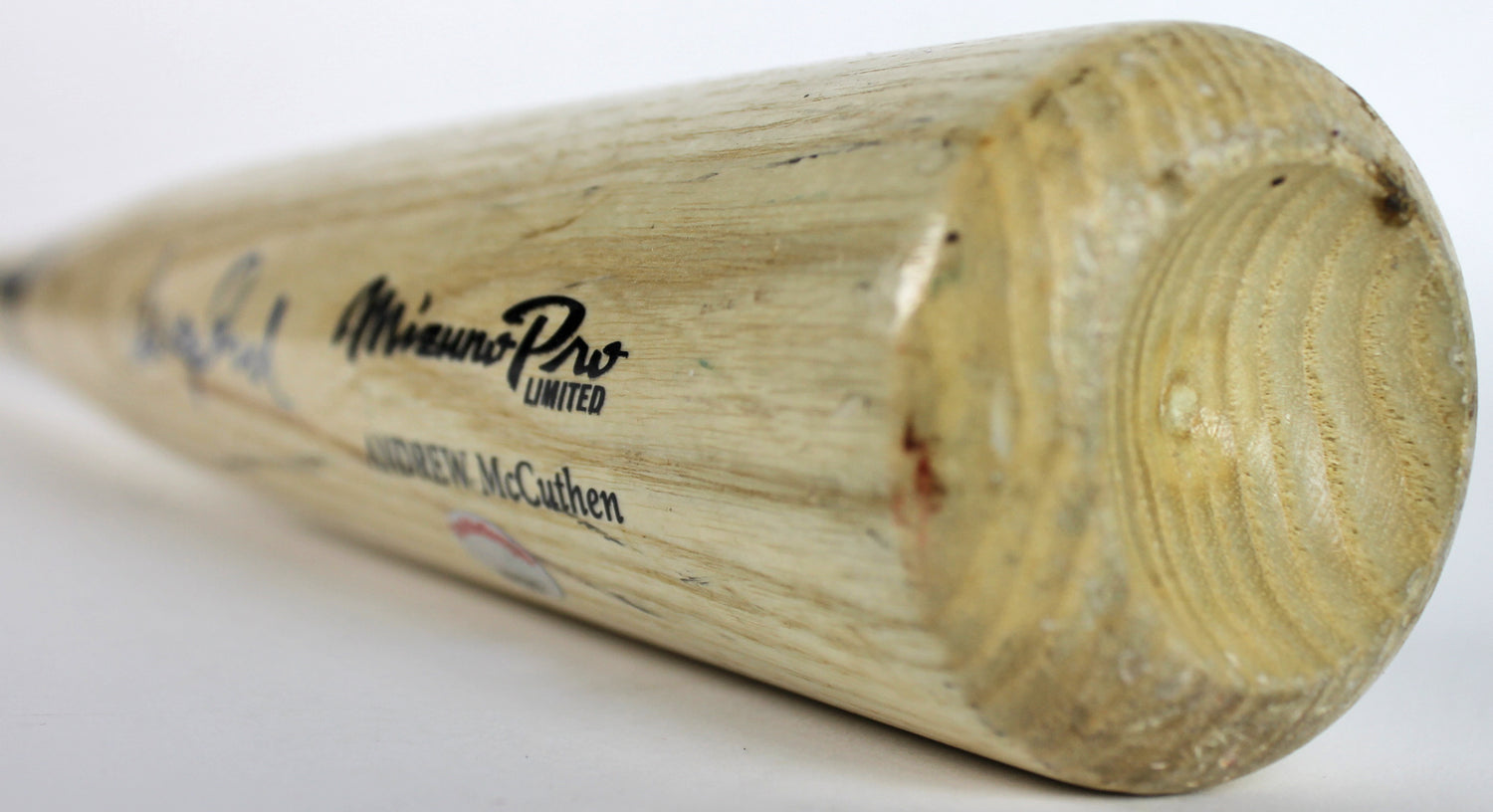 Pirates Andrew McCutchen Signed Game Used Rookie Baseball Bat PSA Rookiegraph
