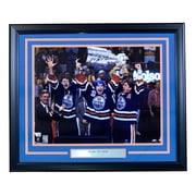 Mark Messier Signed Framed 16x20 Edmonton Oilers Stanley Cup Photo Fanatics
