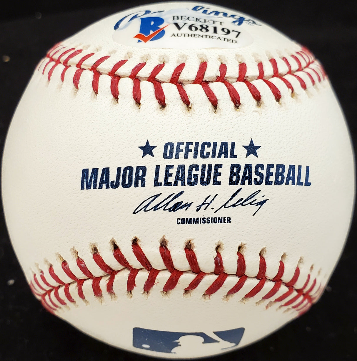 Ozzie Van Brabant Autographed Official MLB Baseball Philadelphia A's Beckett BAS #V68197