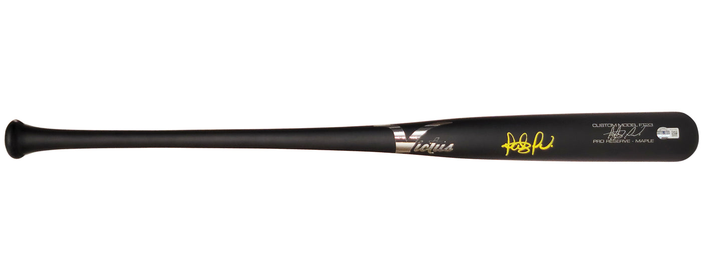 Fernando Tatis Jr. Autographed Matte Black Victus Game Model Bat San Diego Padres Beckett BAS QR Stock #202588