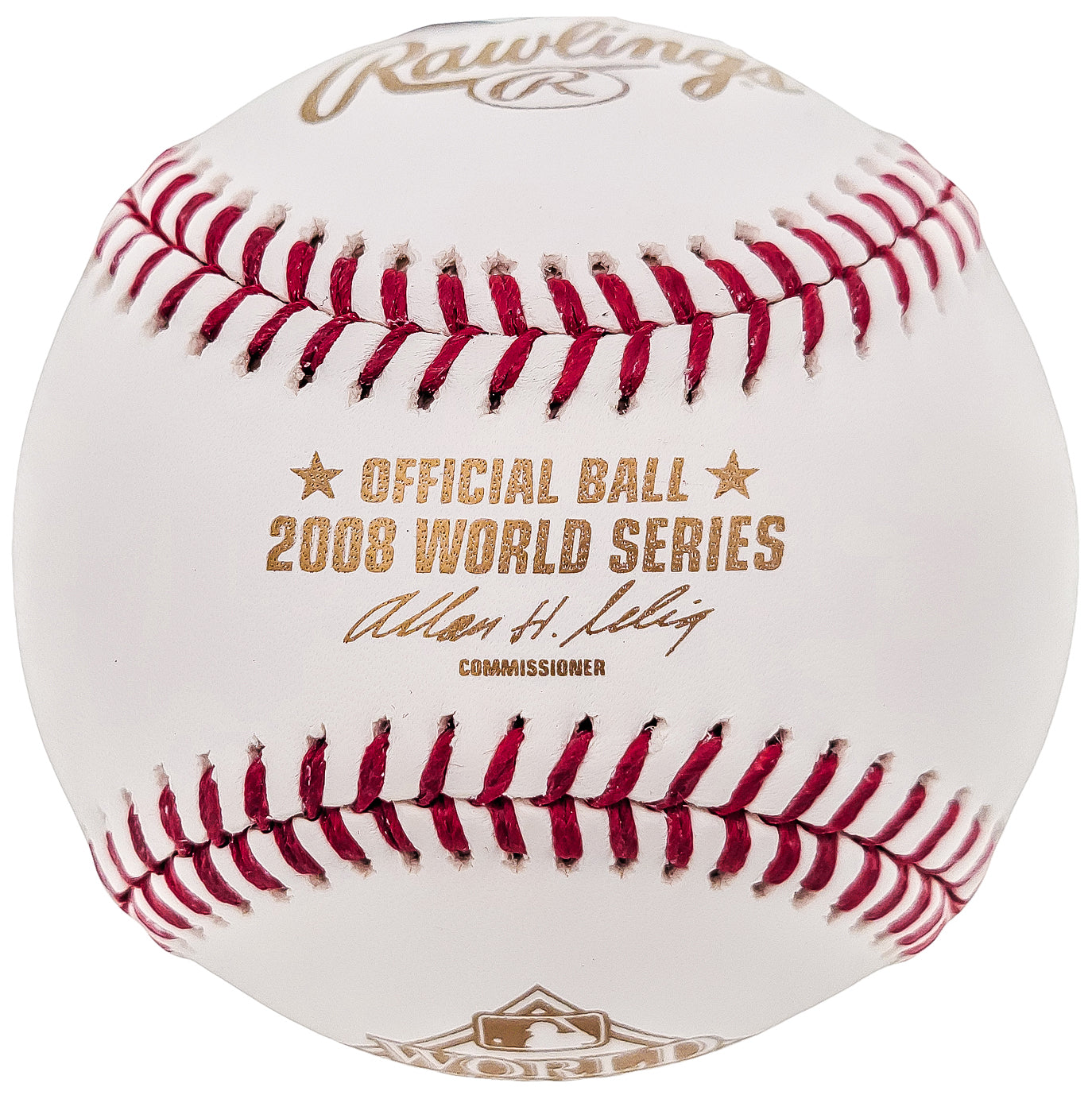 Ryan Howard Autographed World Series 2008 Baseball Philadelphia Phillies "08 WS Champs" Beckett BAS QR Stock #202602