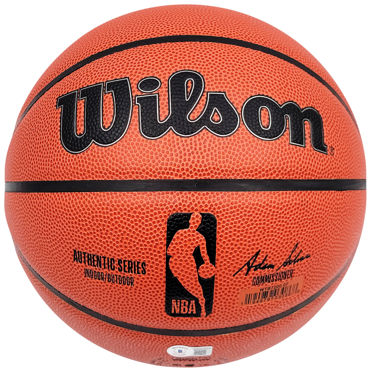 Gary Payton Autographed Authentic Indoor Outdoor Basketball Seattle Supersonics MCS Holo & Beckett BAS QR Stock #203419