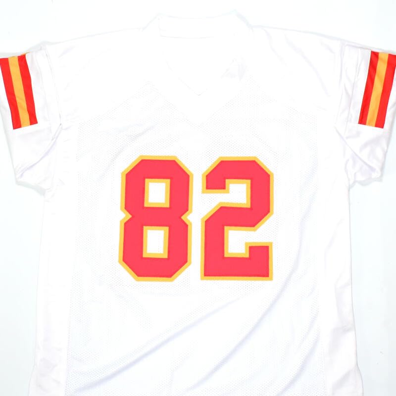 Dante Hall Autographed White Pro Style Jersey- JSA W *Black