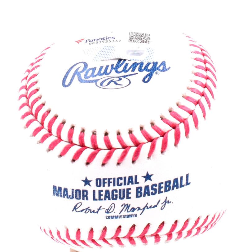 Anthony Volpe Autographed OML Baseball - Fanatics *Blue