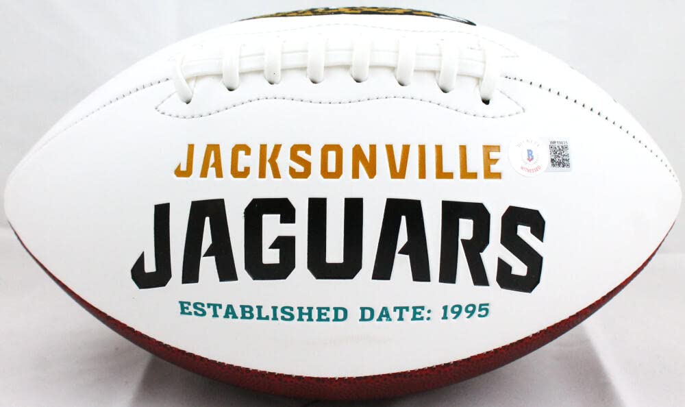 Laviska Shenault Jr Signed Jacksonville Jaguars Logo Football - Beckett W Holo