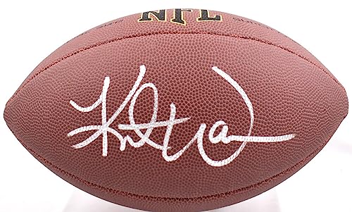 Kurt Warner Autographed Wilson Super Grip Football - Beckett W Hologram *Silver