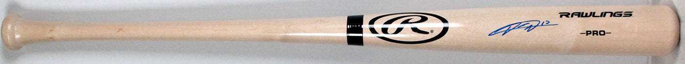 Yuli Gurriel Autographed Blonde Rawlings Pro Bat-JSA W *Blue