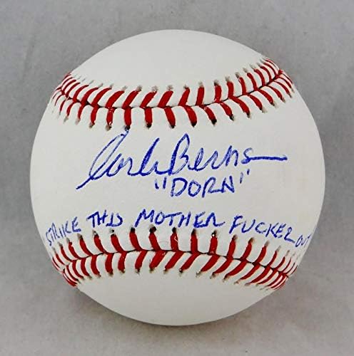 Corbin Bernsen Autographed Rawlings OML Baseball "Dorn" & STMFO - JSA W Auth