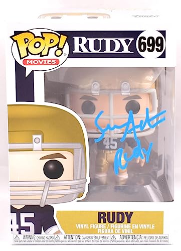 Sean Astin Autographed Rudy Funko Pop Figurine #699- Beckett W Hologram *Blue