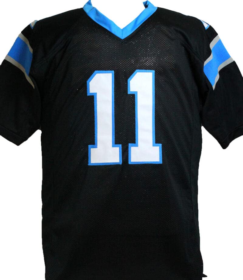 Robby Anderson Autographed Black Pro Style Jersey - Beckett W *Black