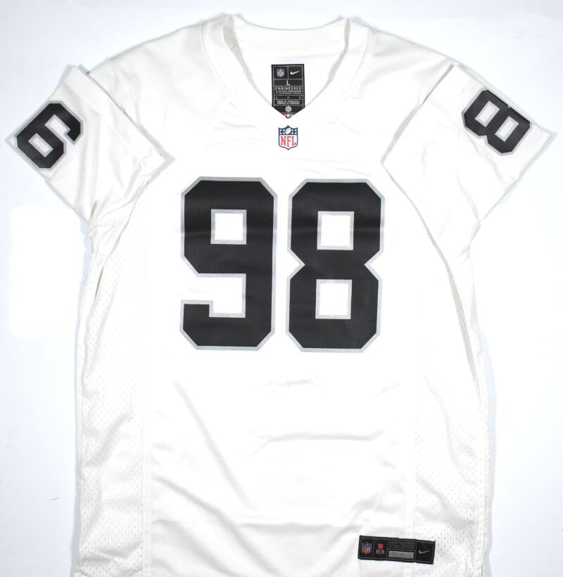 Maxx Crosby Autographed Las Vegas Raiders White Nike Game Jersey - Fanatics