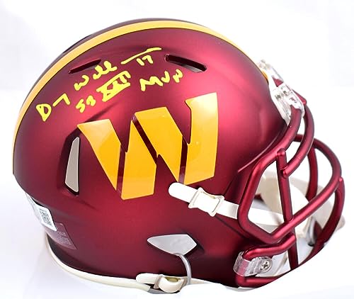 Doug Williams Autographed Commanders Speed Mini Helmet w/SB MVP- Beckett W Holo