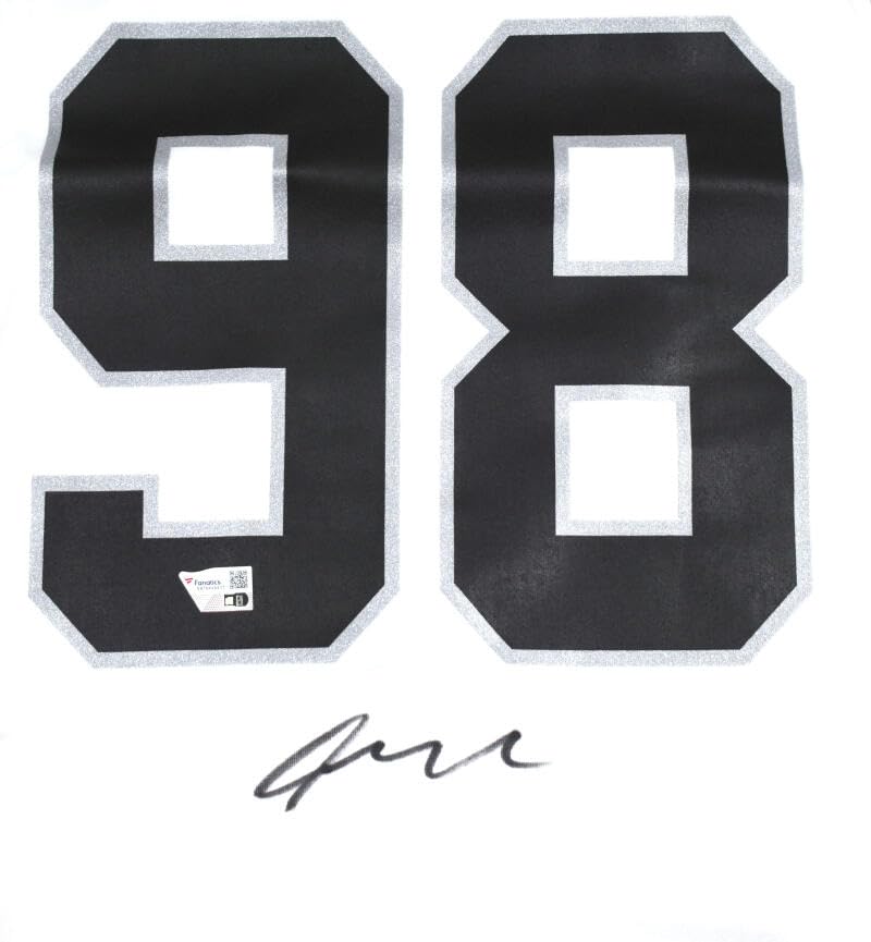 Maxx Crosby Autographed Las Vegas Raiders White Nike Game Jersey - Fanatics