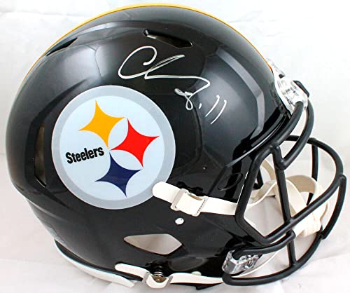 Chase Claypool Autographed Steelers F/S Speed Authentic Helmet-Beckett W Holo
