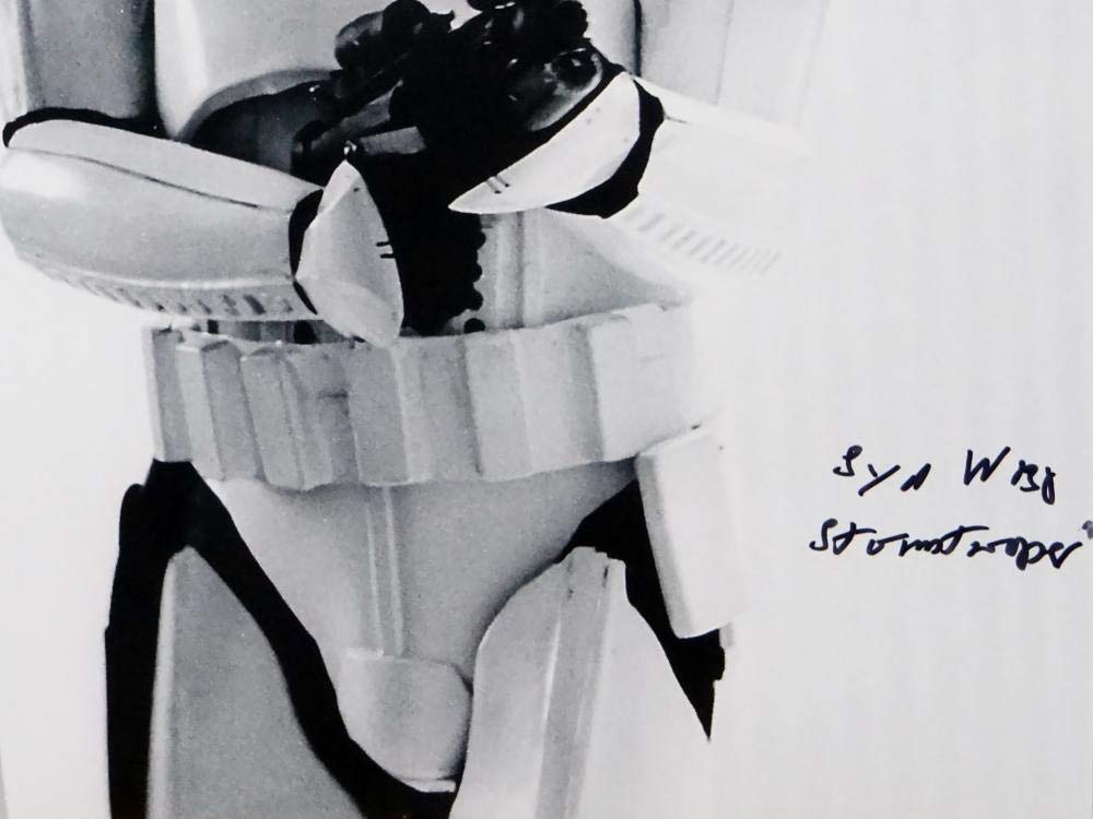 Syd Wragg Autographed 11x14 Photo From Movie w/ Stormtrooper - JSA Auth *Black