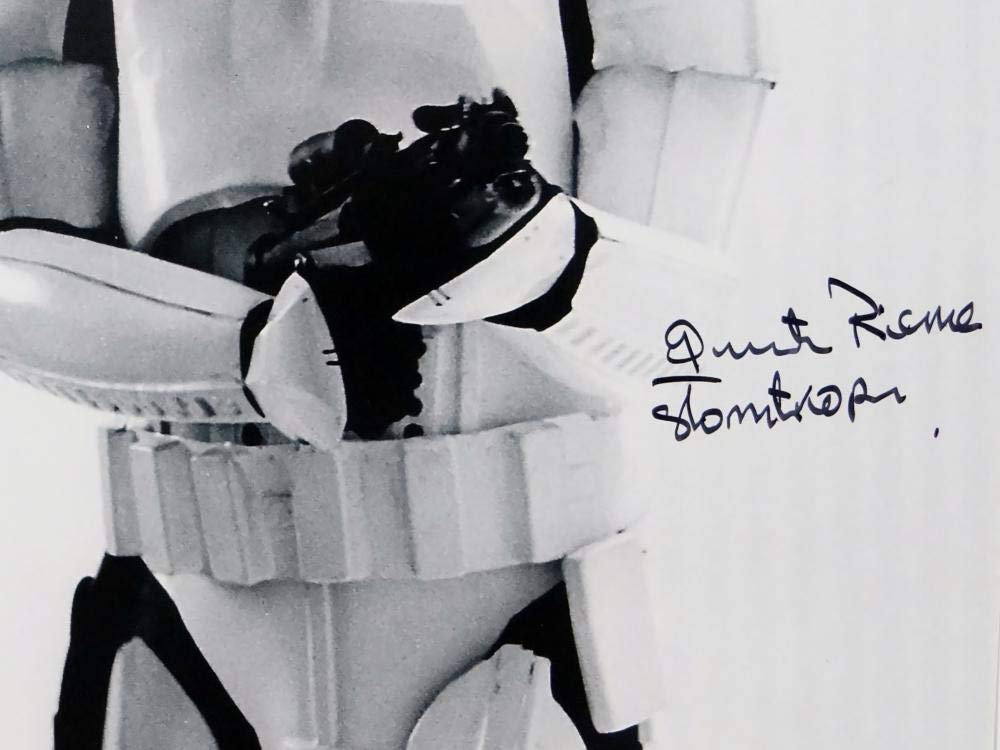 Quentin Pierre Autographed 11x14 Photo From Movie w/ Stormtrooper- JSA Auth *Blk