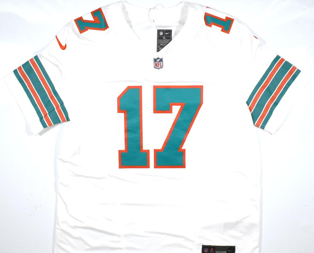 Jaylen Waddle Autographed Dolphins White Nike Vapor Limited Jersey - Fanatics