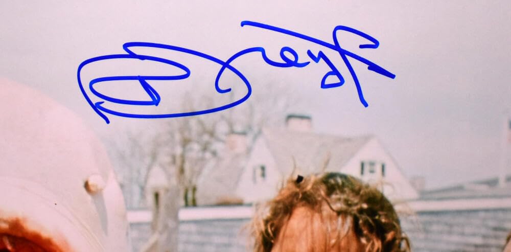 Richard Dreyfuss Autographed Jaws 16x20 Shark Photo - JSA *Blue