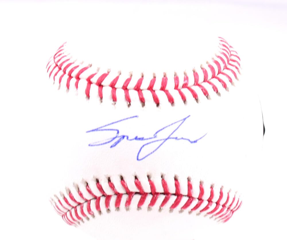 Spencer Jones Autographed Rawlings OML Baseball - Fanatics *Blue