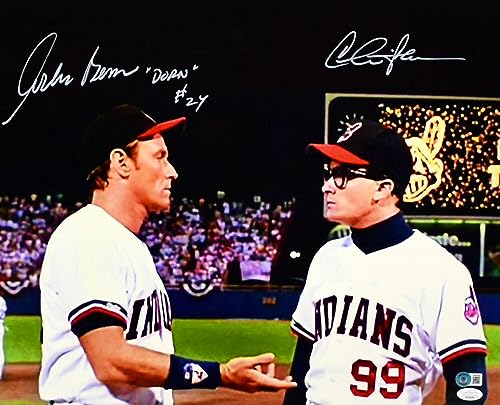 Charlie Sheen/Corbin Bernsen Signed Major League 16x20 Photo- Beckett W / JSA