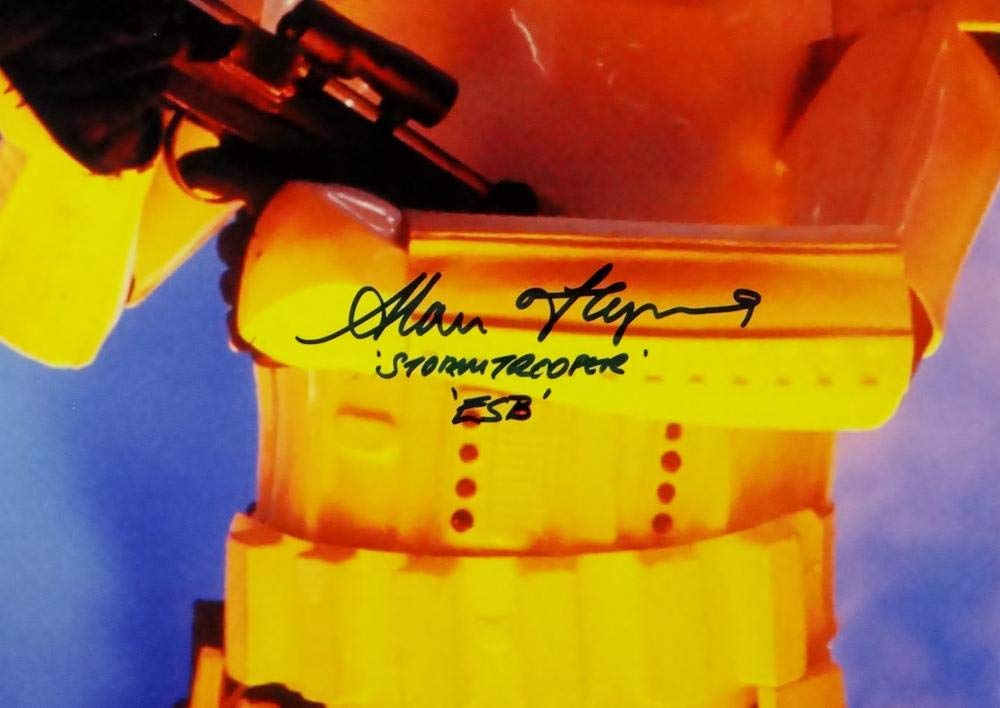 Alan Flying Autographed Stormtrooper 11x14 Photo w/ Insc - JSA Auth *Black