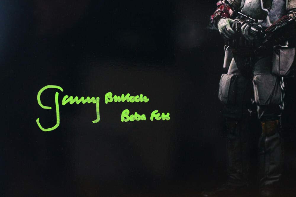 Jeremy Bulloch Signed Boba Fett 16x20 Black Double Image Photo - JSA Auth *Green