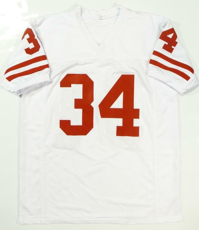 Ricky Williams Autographed White College Style Jersey W/ HT 98- JSA W Auth *4Acr