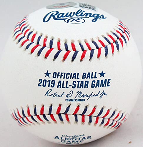 Shane Bieber Autographed Rawlings ASG Baseball w/ MVP- Beckett W Holo *Blue