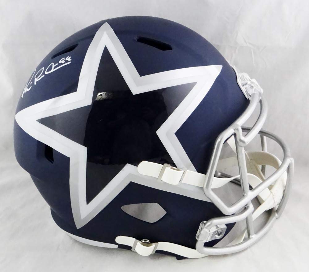 Michael Irvin Signed Dallas Cowboys F/S AMP Speed Helmet - Beckett Auth *White