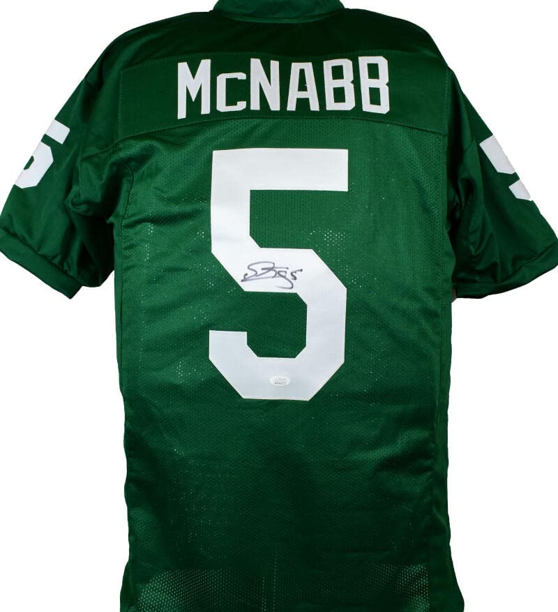 Donovan McNabb Autographed Light Green Pro Style Jersey- JSA W *Black
