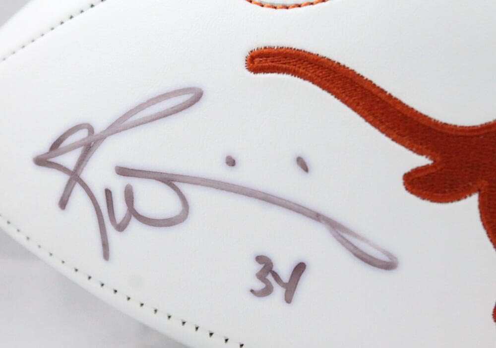 Ricky Williams Autographed Texas Longhorns Logo Football w/ HT 98- JSA W Auth