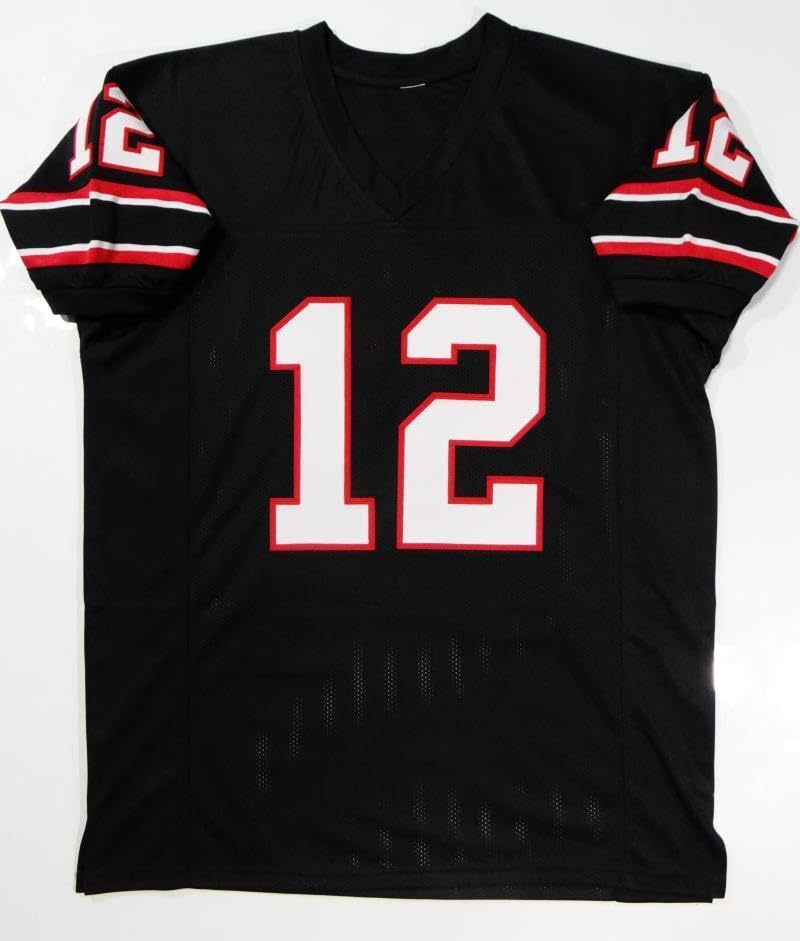 Jim Kelly Autographed Black Pro Style Jersey- JSA W Authenticated *1