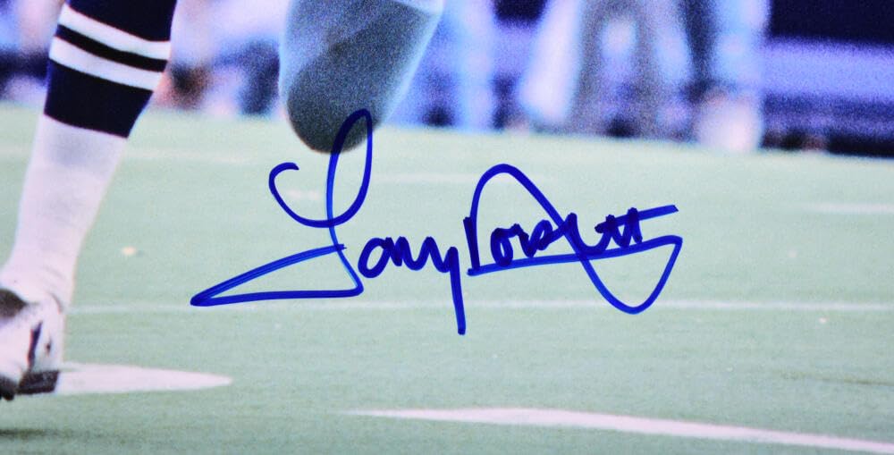 Tony Dorsett Autographed Dallas Cowboys 16x20 Running Photo - Beckett W Hologram