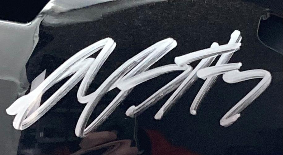 Rashod Bateman Signed Ravens Full Size Speed Replica Helmet BAS