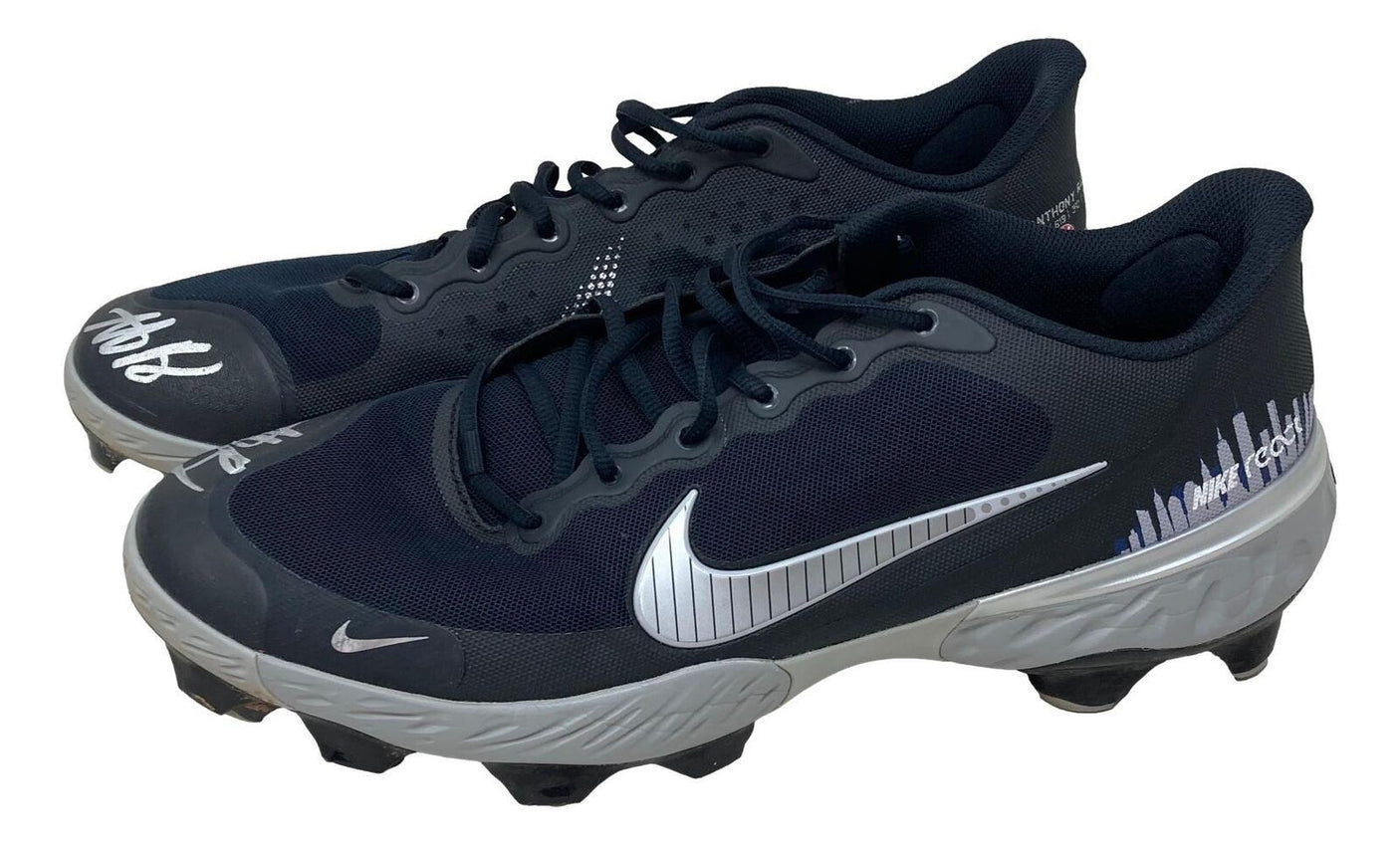Anthony Rizzo Twice Signed 2023 Game Used Yankees Nike Cleats (2) Fanatics