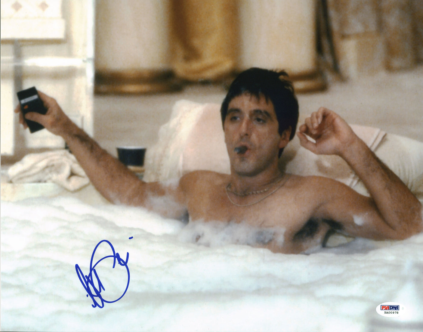 Al Pacino Scarface Signed 11x14 Horizontal Photo Auto 10! PSA/DNA Itp #5A00978