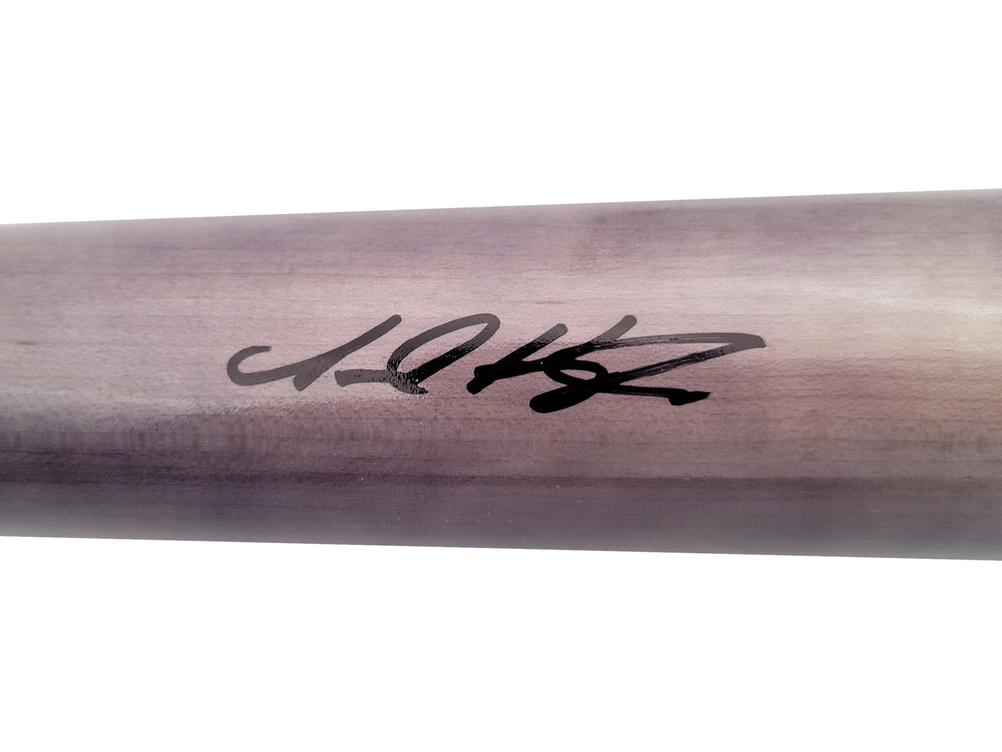 Jarred Kelenic Autographed Gray Chandler Game Model Bat Atlanta Braves Beckett BAS QR Stock #203535