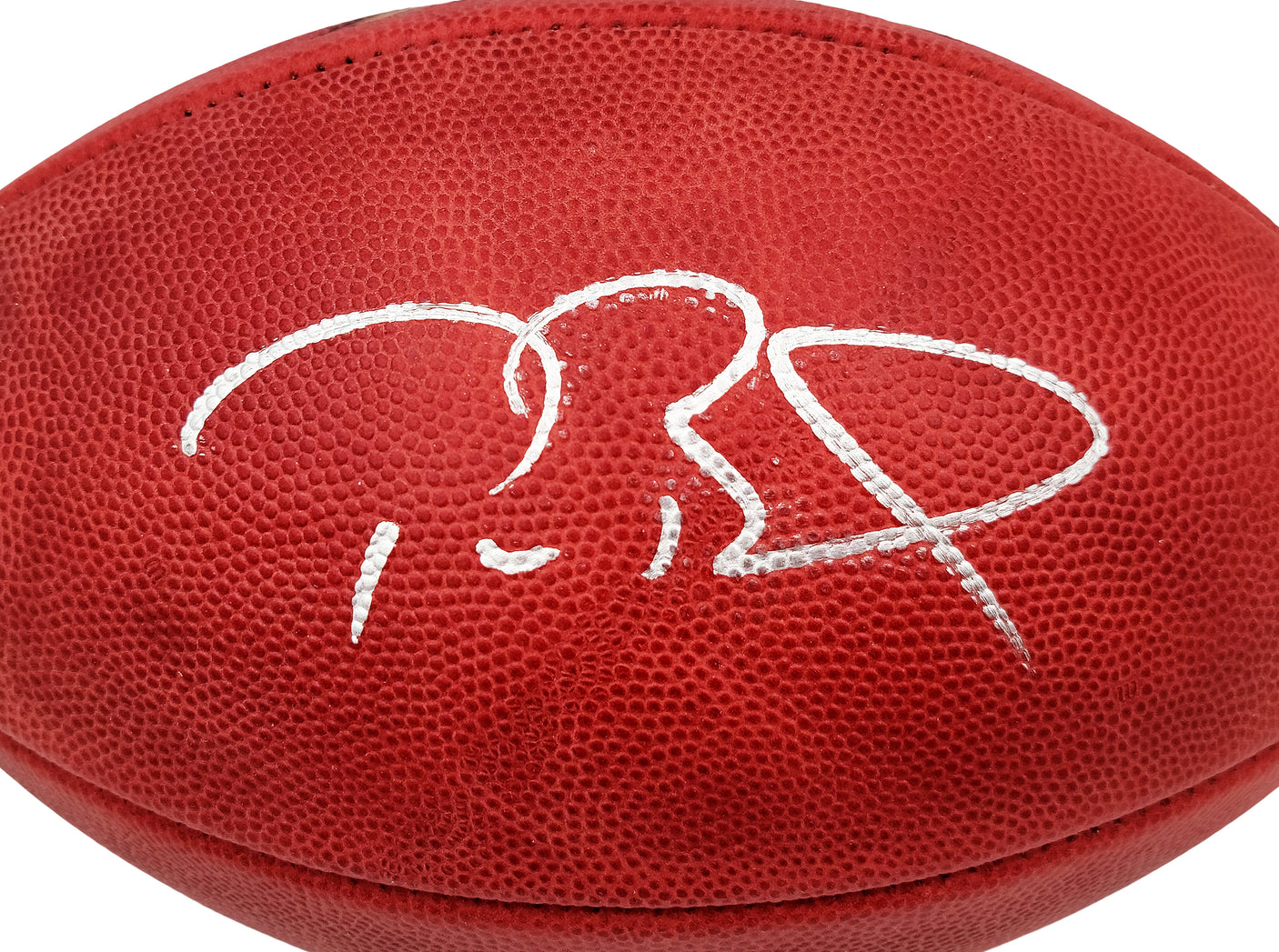 Tom Brady Autographed Official NFL Leather Super Bowl XXXIX Logo Football Fanatics Holo #AA0104084