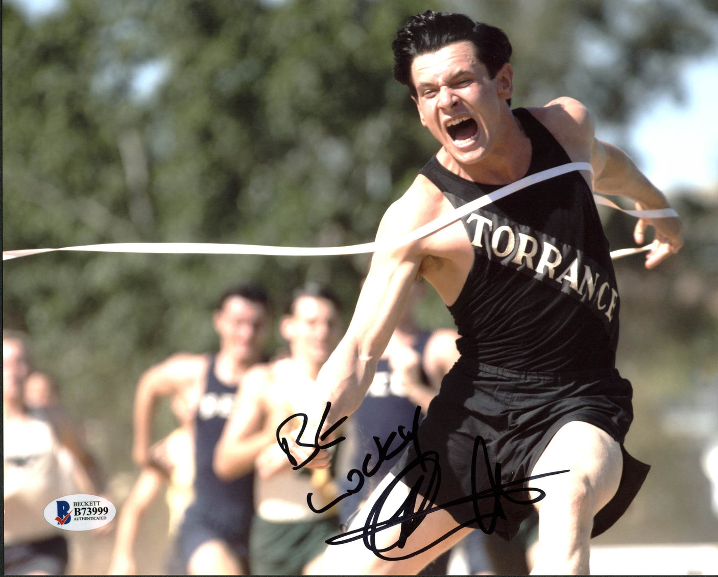 Jack O'Connell Unbroken Authentic Signed 8X10 Photo Autographed BAS #B73999