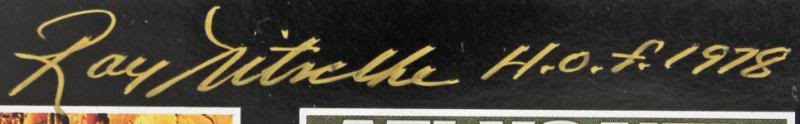 Ray Nitschke 'HOF 1978' Authentic Signed 17X26 Super Bowl Poster PSA/DNA #Q51563