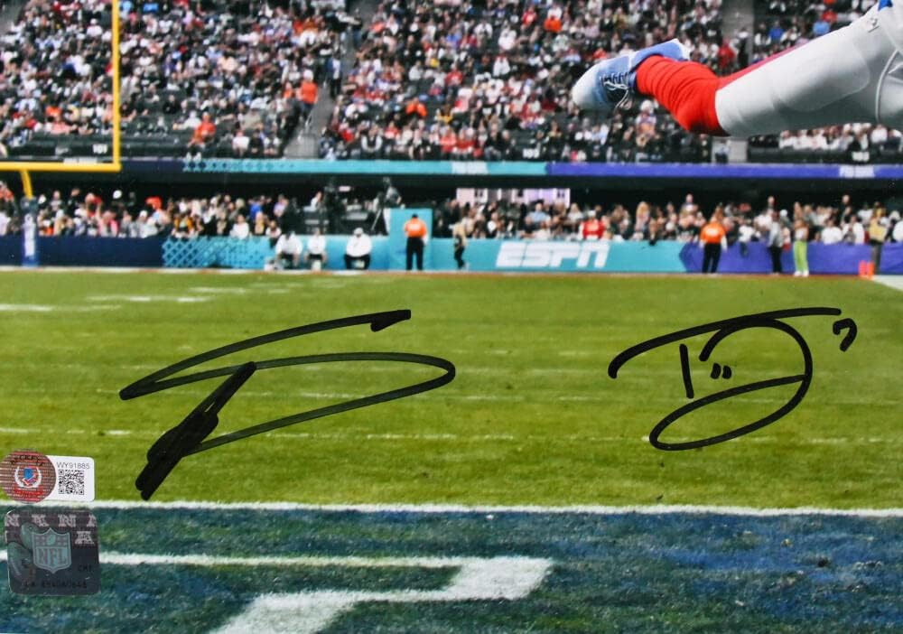 Stefon Diggs Trevon Diggs Autographed Pro Bowl 16x20 FP Photo-Beckett W Hologram