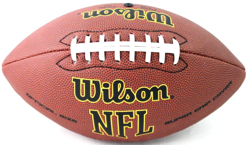 Miles Sanders Autographed Wilson Super Grip Football - JSA W Auth *Silver