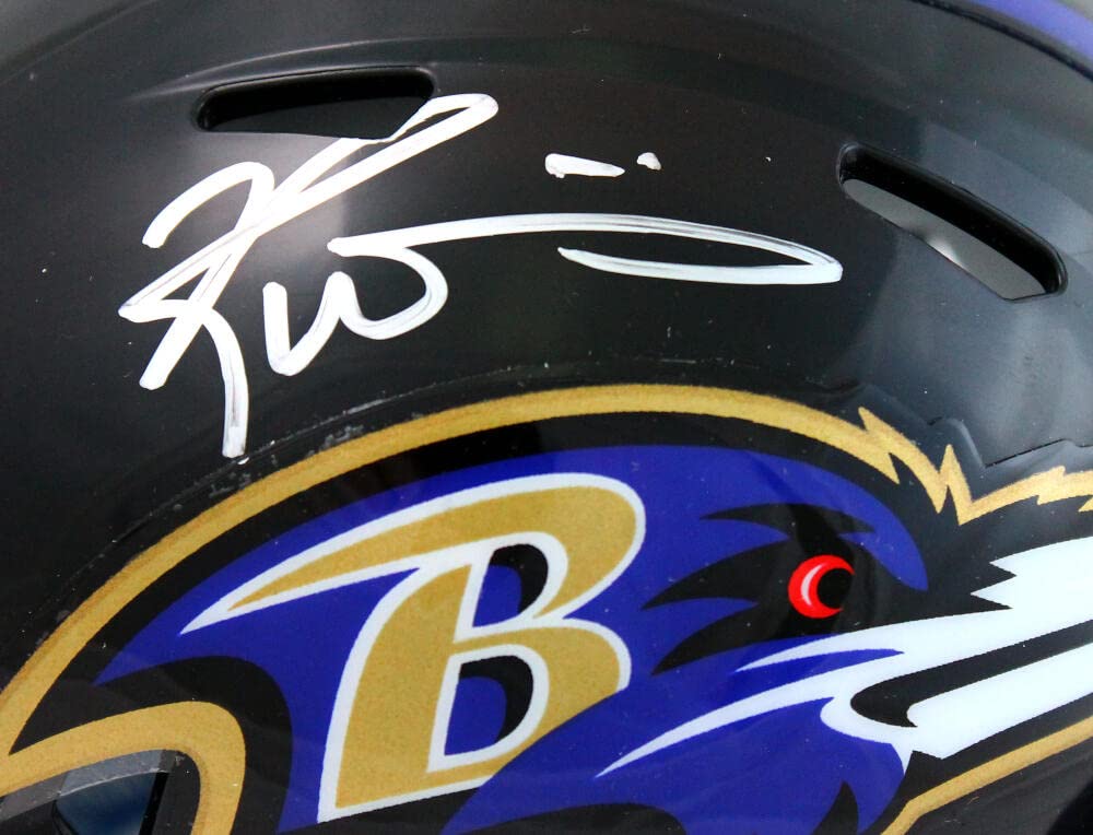 Ricky Williams Signed Baltimore Ravens Speed Mini Helmet w/SWED-Beckett Hologram
